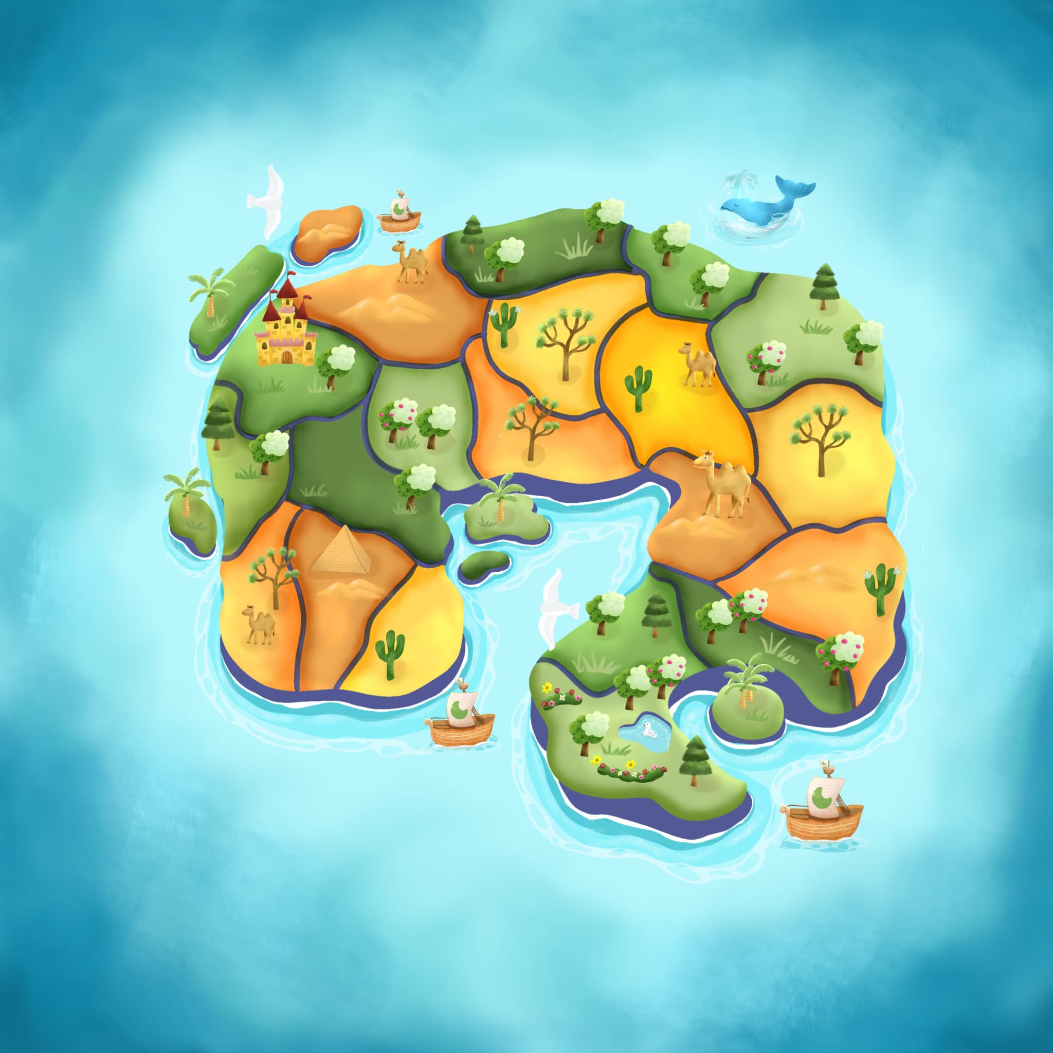 world map